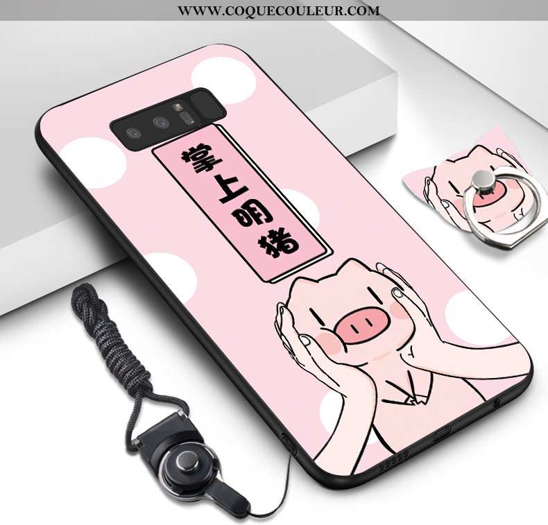 Étui Samsung Galaxy Note 8 Dessin Animé Silicone Incassable, Coque Samsung Galaxy Note 8 Fluide Doux