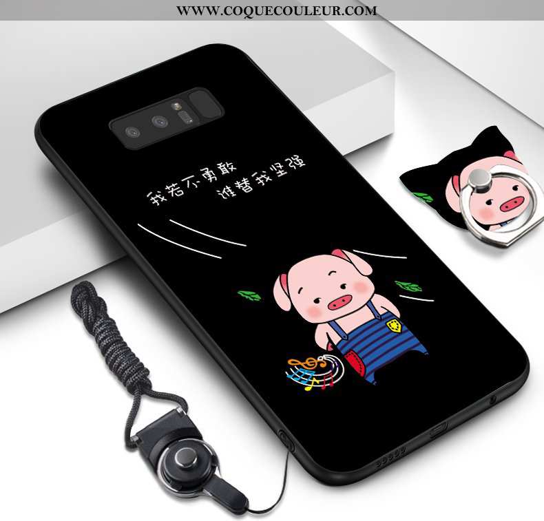 Étui Samsung Galaxy Note 8 Dessin Animé Silicone Incassable, Coque Samsung Galaxy Note 8 Fluide Doux