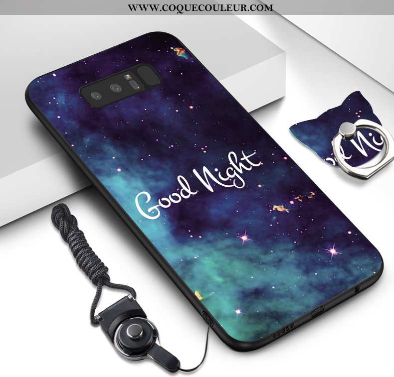 Étui Samsung Galaxy Note 8 Dessin Animé Silicone Incassable, Coque Samsung Galaxy Note 8 Fluide Doux