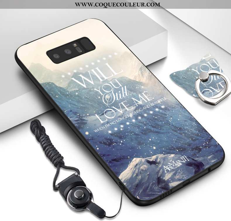 Étui Samsung Galaxy Note 8 Dessin Animé Silicone Incassable, Coque Samsung Galaxy Note 8 Fluide Doux