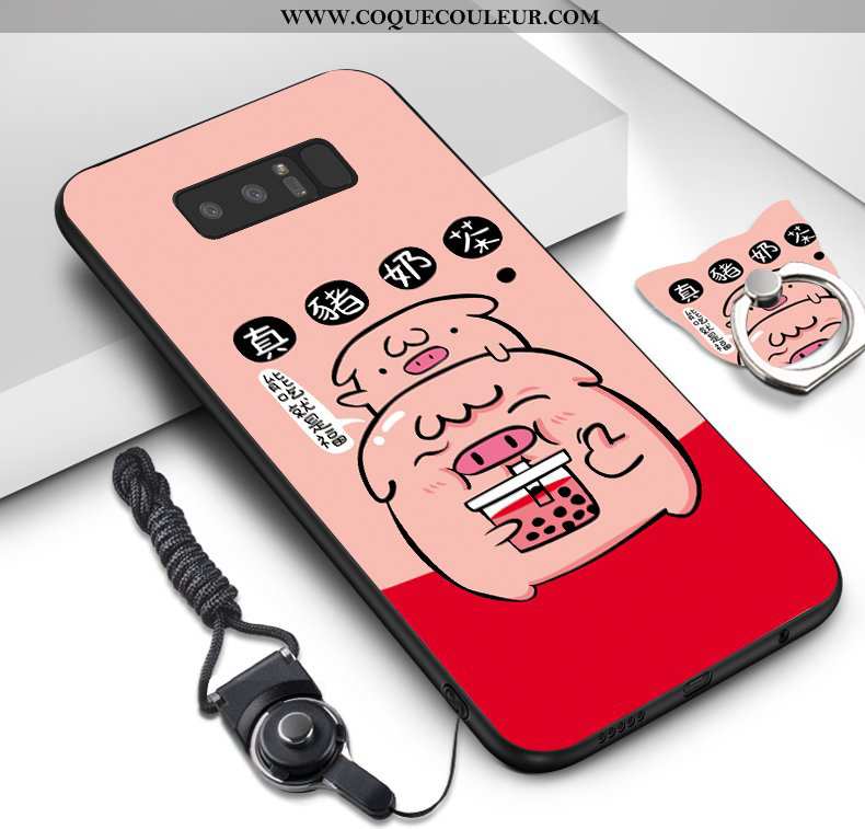 Étui Samsung Galaxy Note 8 Dessin Animé Silicone Incassable, Coque Samsung Galaxy Note 8 Fluide Doux