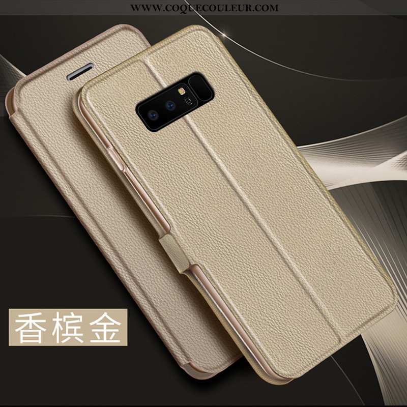 Étui Samsung Galaxy Note 8 Tendance Tout Compris, Coque Samsung Galaxy Note 8 Cuir Incassable Rose