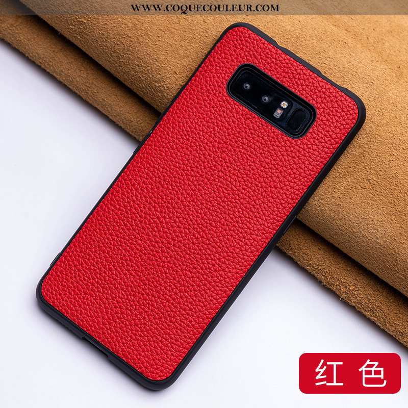 Coque Samsung Galaxy Note 8 Tendance Étui Coque, Housse Samsung Galaxy Note 8 Légère Rouge