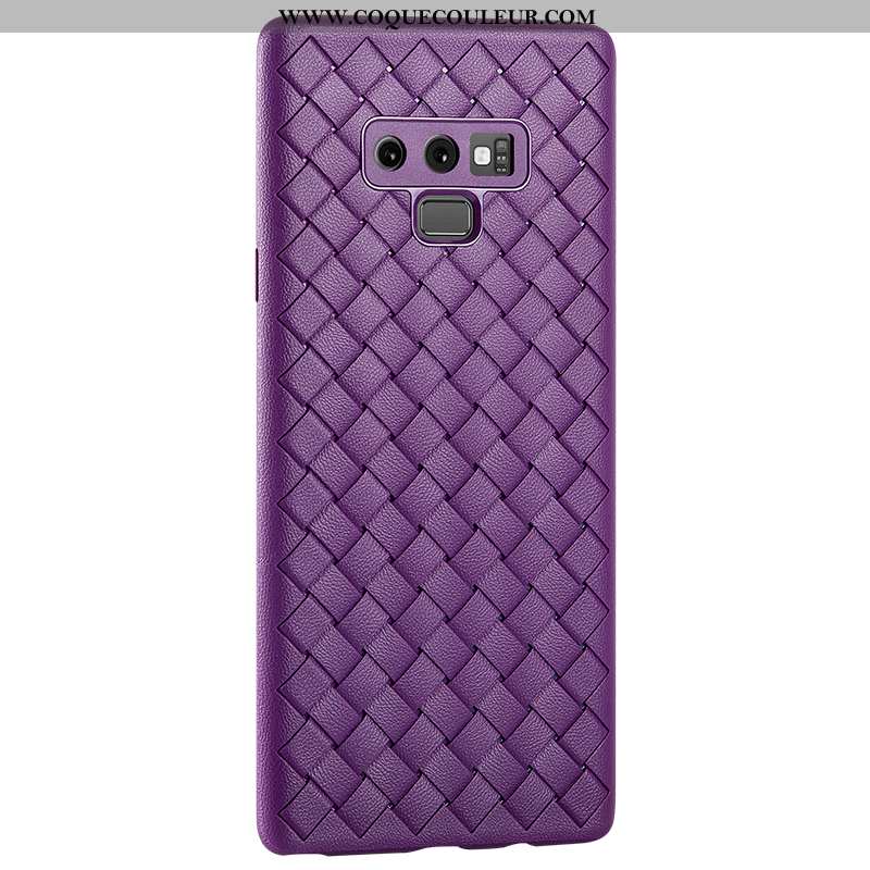 Coque Samsung Galaxy Note 9 Silicone Tissage Fluide Doux, Housse Samsung Galaxy Note 9 Protection Vi