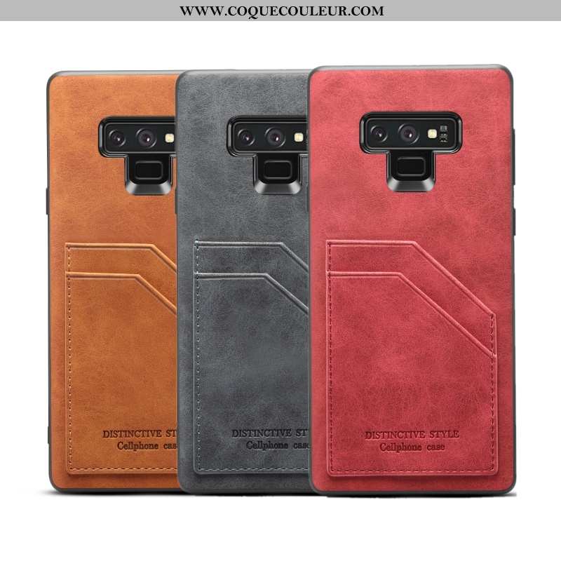 Étui Samsung Galaxy Note 9 Silicone Coque Bordure, Samsung Galaxy Note 9 Protection Rouge