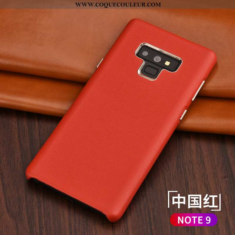 Étui Samsung Galaxy Note 9 Protection Nouveau Ultra, Coque Samsung Galaxy Note 9 Cuir Véritable Cuir