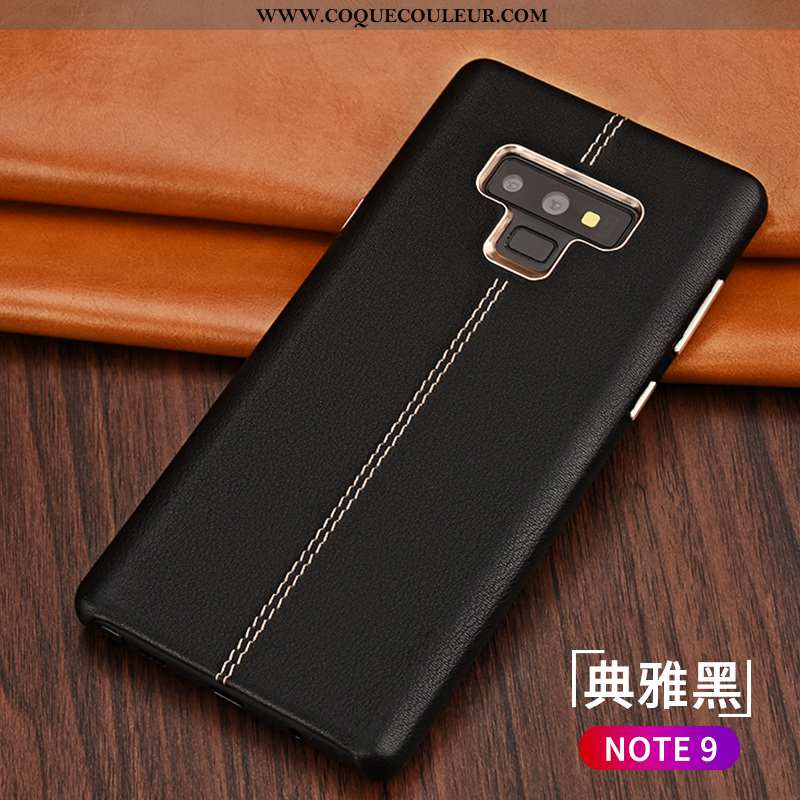 Étui Samsung Galaxy Note 9 Protection Nouveau Ultra, Coque Samsung Galaxy Note 9 Cuir Véritable Cuir