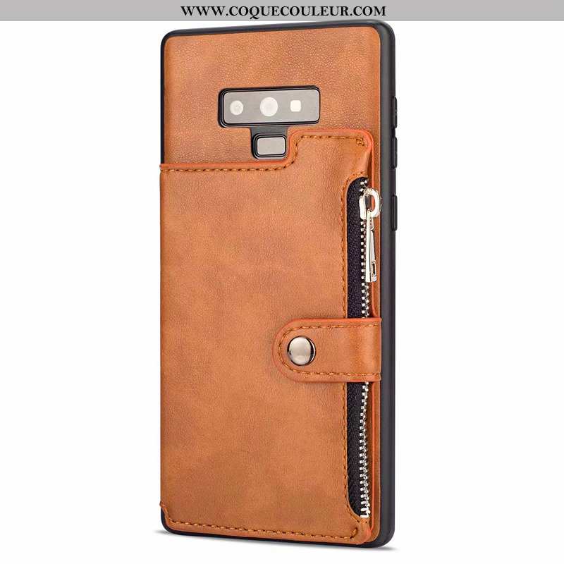 Coque Samsung Galaxy Note 9 Personnalité Carte Portefeuille, Housse Samsung Galaxy Note 9 Créatif Té