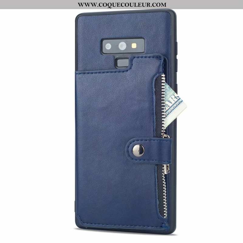 Coque Samsung Galaxy Note 9 Personnalité Carte Portefeuille, Housse Samsung Galaxy Note 9 Créatif Té