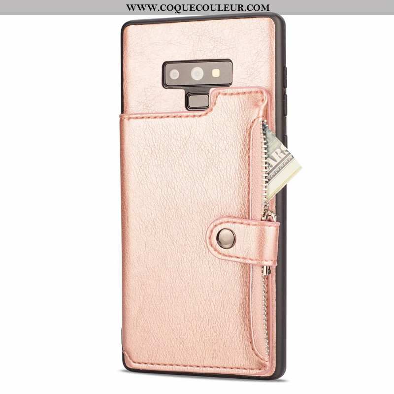 Coque Samsung Galaxy Note 9 Personnalité Carte Portefeuille, Housse Samsung Galaxy Note 9 Créatif Té