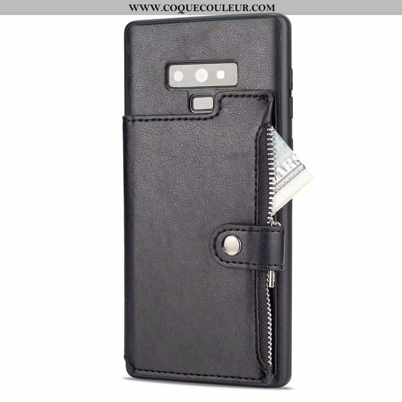 Coque Samsung Galaxy Note 9 Personnalité Carte Portefeuille, Housse Samsung Galaxy Note 9 Créatif Té