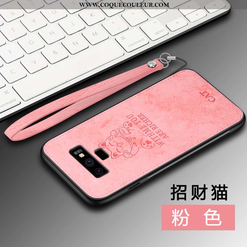 Étui Samsung Galaxy Note 9 Tendance Net Rouge Protection, Coque Samsung Galaxy Note 9 Légère