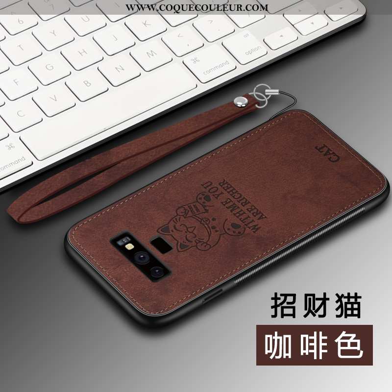 Étui Samsung Galaxy Note 9 Tendance Net Rouge Protection, Coque Samsung Galaxy Note 9 Légère