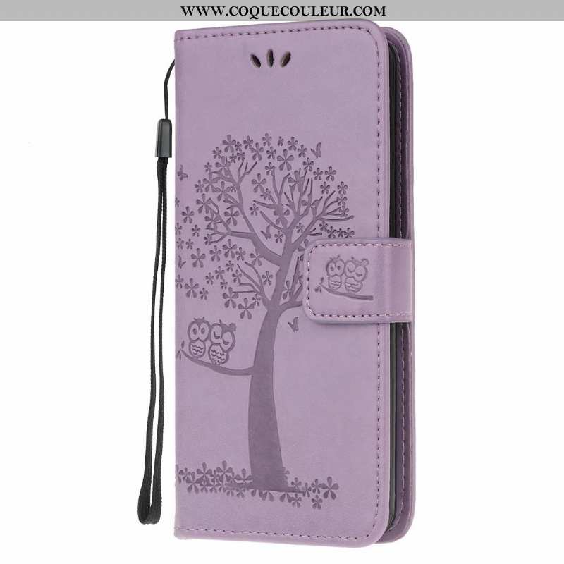 Housse Samsung Galaxy Note20 Cuir Étui Housse, Samsung Galaxy Note20 Fluide Doux Coque Violet