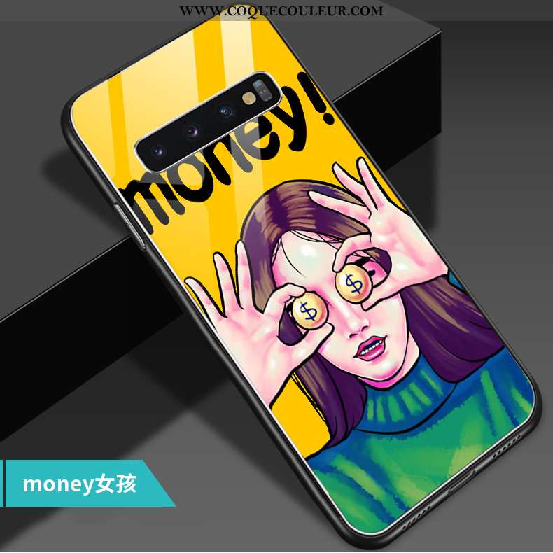 Étui Samsung Galaxy S10 Dessin Animé Personnalité Téléphone Portable, Coque Samsung Galaxy S10 Tenda