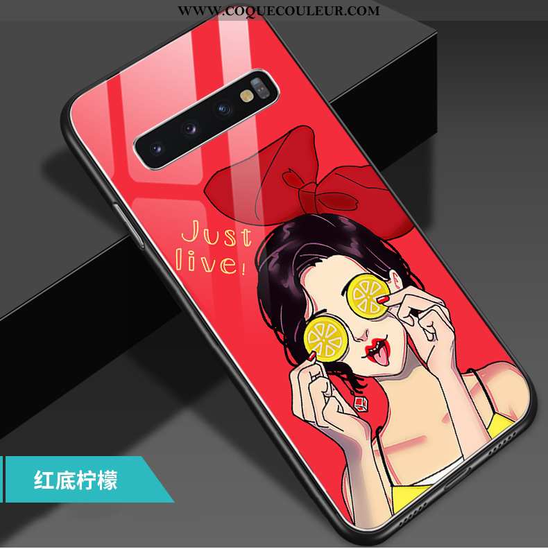 Étui Samsung Galaxy S10 Dessin Animé Personnalité Téléphone Portable, Coque Samsung Galaxy S10 Tenda