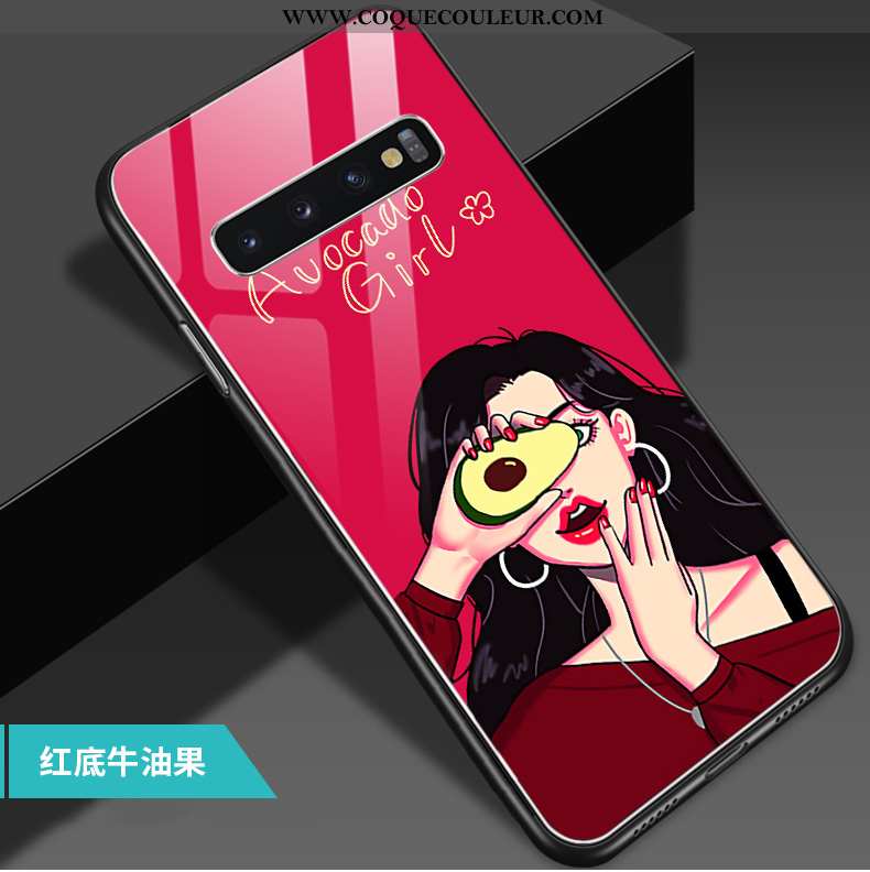 Étui Samsung Galaxy S10 Dessin Animé Personnalité Téléphone Portable, Coque Samsung Galaxy S10 Tenda