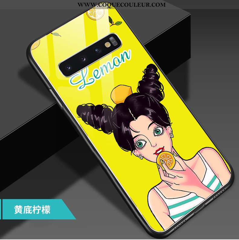 Étui Samsung Galaxy S10 Dessin Animé Personnalité Téléphone Portable, Coque Samsung Galaxy S10 Tenda