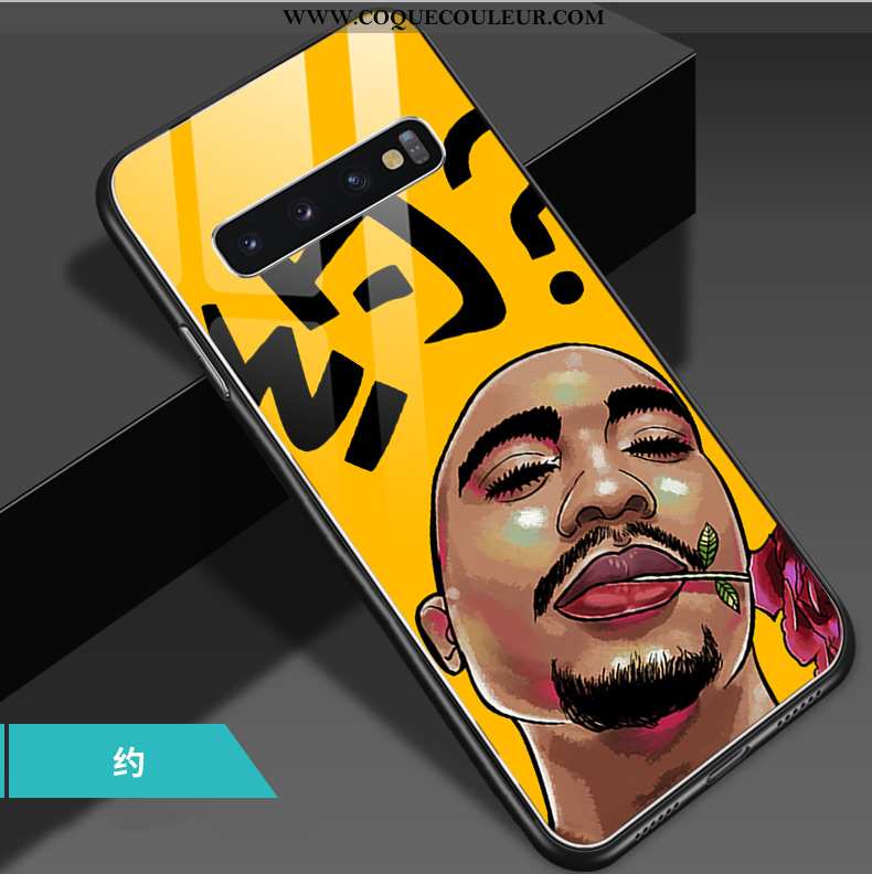 Étui Samsung Galaxy S10 Dessin Animé Personnalité Téléphone Portable, Coque Samsung Galaxy S10 Tenda