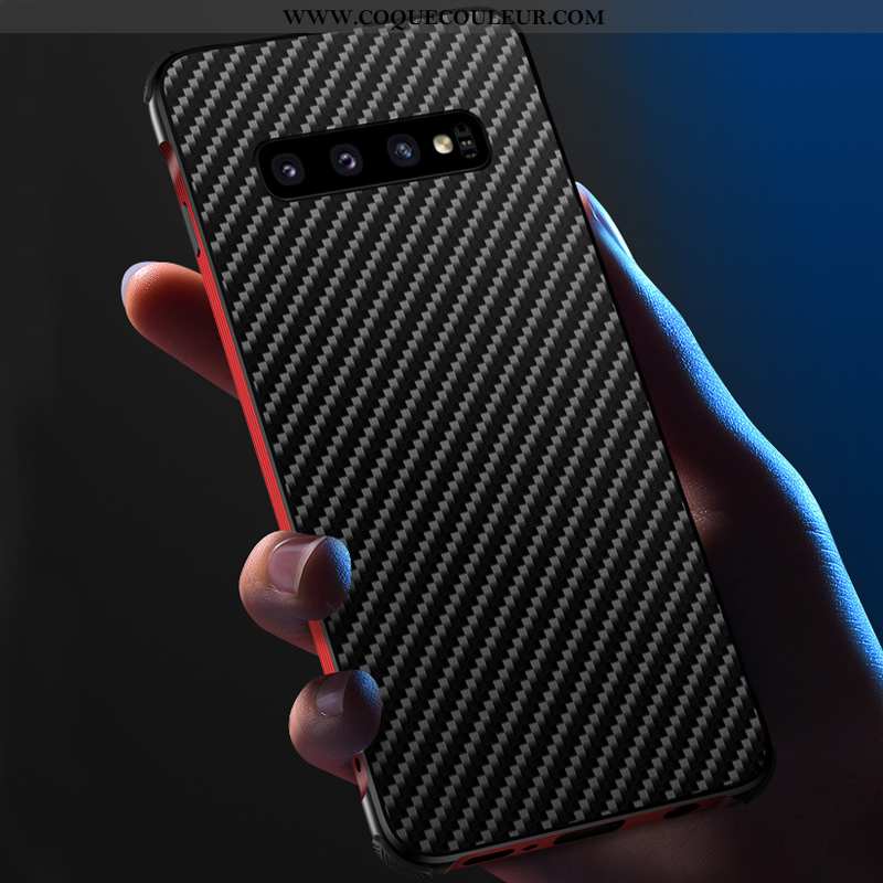 Coque Samsung Galaxy S10 Légère Luxe Étui, Housse Samsung Galaxy S10 Protection Créatif Noir