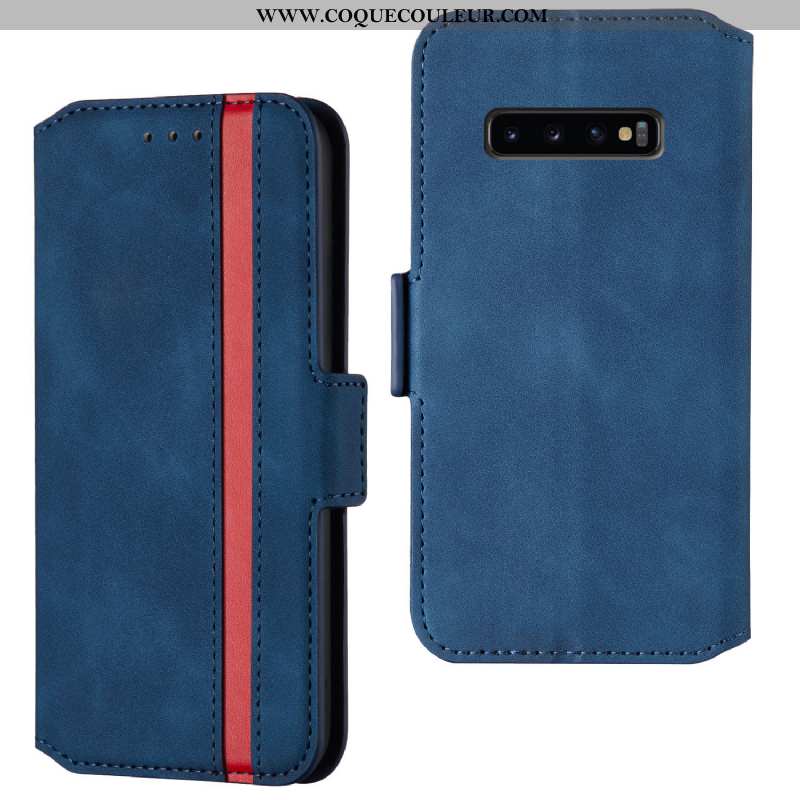 Étui Samsung Galaxy S10 Protection Incassable Étui, Coque Samsung Galaxy S10 Personnalité Clamshell 