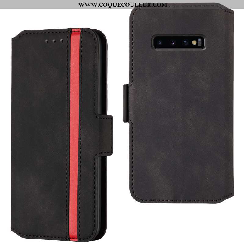 Étui Samsung Galaxy S10 Protection Incassable Étui, Coque Samsung Galaxy S10 Personnalité Clamshell 