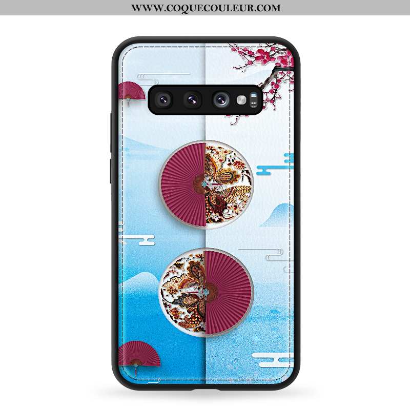 Coque Samsung Galaxy S10 Modèle Fleurie Protection Qualité, Housse Samsung Galaxy S10 Fluide Doux St