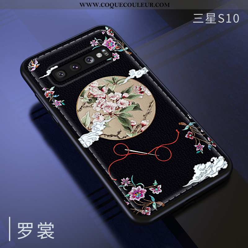 Coque Samsung Galaxy S10 Modèle Fleurie Protection Qualité, Housse Samsung Galaxy S10 Fluide Doux St