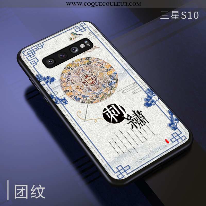 Coque Samsung Galaxy S10 Modèle Fleurie Protection Qualité, Housse Samsung Galaxy S10 Fluide Doux St