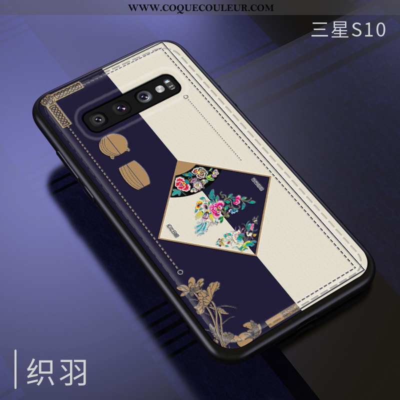 Coque Samsung Galaxy S10 Modèle Fleurie Protection Qualité, Housse Samsung Galaxy S10 Fluide Doux St