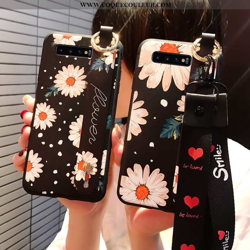 Coque Samsung Galaxy S10 Délavé En Daim Incassable Étui, Housse Samsung Galaxy S10 Personnalité 2020