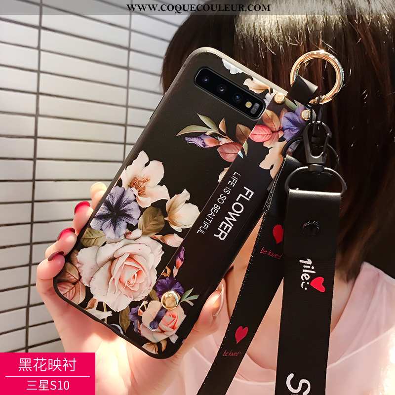 Coque Samsung Galaxy S10 Délavé En Daim Incassable Étui, Housse Samsung Galaxy S10 Personnalité 2020