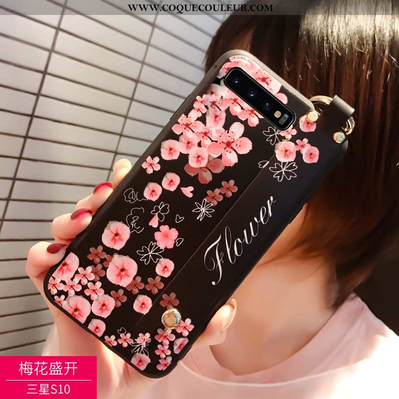 Coque Samsung Galaxy S10 Délavé En Daim Incassable Étui, Housse Samsung Galaxy S10 Personnalité 2020