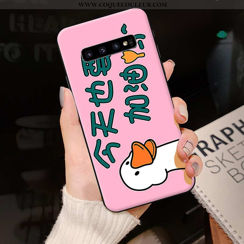 Coque Samsung Galaxy S10 Personnalité Étui Dessin Animé, Housse Samsung Galaxy S10 Créatif Téléphone