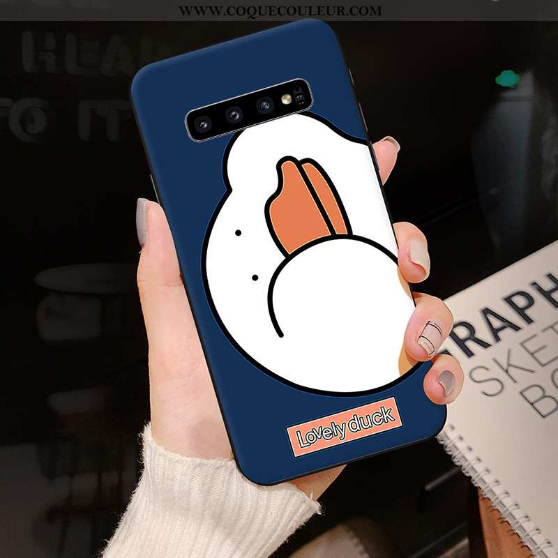 Coque Samsung Galaxy S10 Personnalité Étui Dessin Animé, Housse Samsung Galaxy S10 Créatif Téléphone