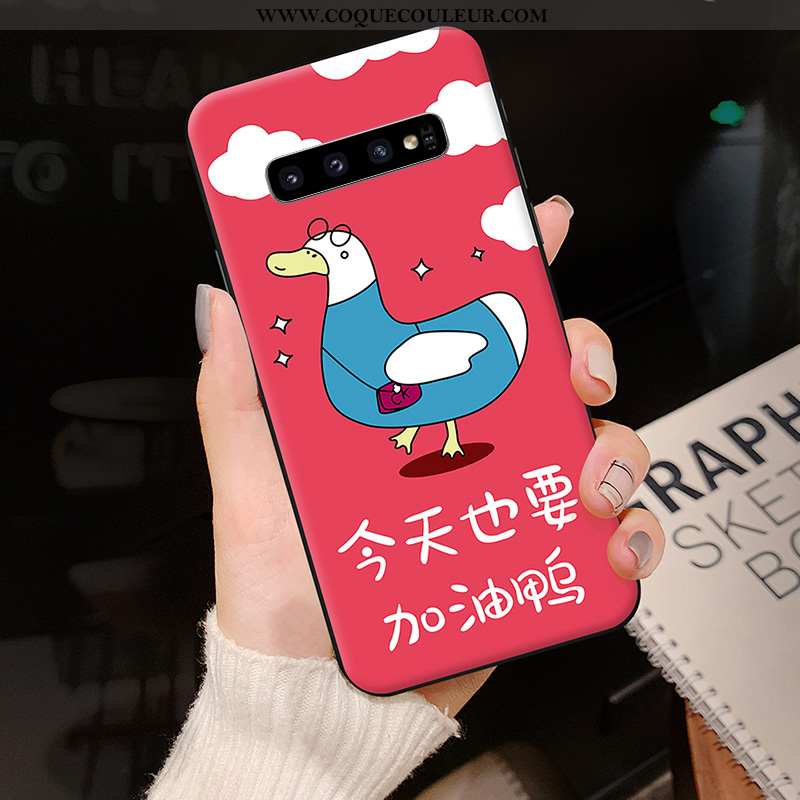 Coque Samsung Galaxy S10 Personnalité Étui Dessin Animé, Housse Samsung Galaxy S10 Créatif Téléphone