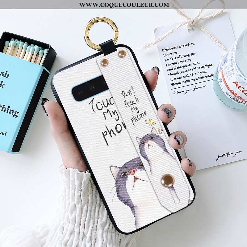 Coque Samsung Galaxy S10 Fluide Doux Étui Étoile, Housse Samsung Galaxy S10 Silicone Dessin Animé Bl