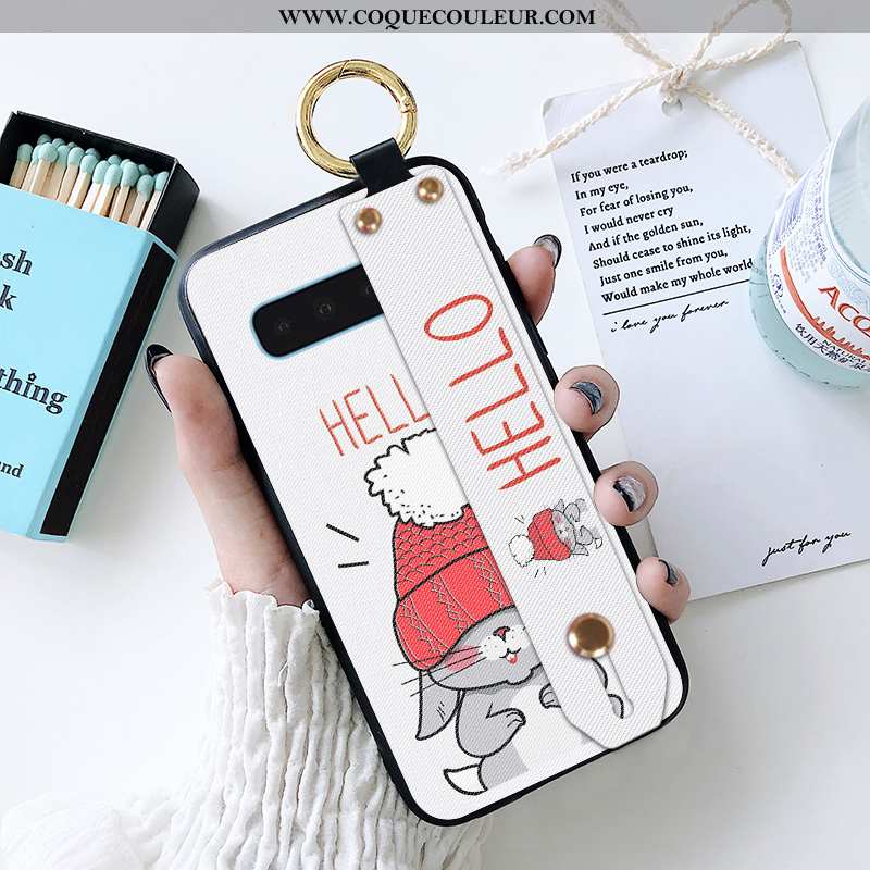 Coque Samsung Galaxy S10 Fluide Doux Étui Étoile, Housse Samsung Galaxy S10 Silicone Dessin Animé Bl