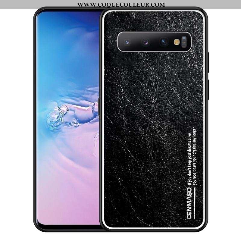 Coque Samsung Galaxy S10+ Ultra Étoile Cuir Véritable, Housse Samsung Galaxy S10+ Légère Tout Compri