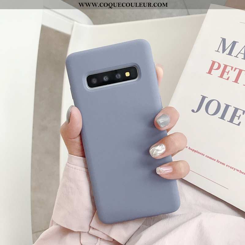 Coque Samsung Galaxy S10+ Tendance Net Rouge Nouveau, Housse Samsung Galaxy S10+ Fluide Doux