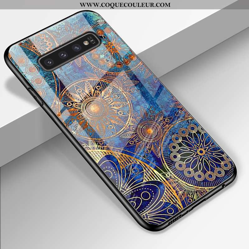 Coque Samsung Galaxy S10+ Fluide Doux Incassable Créatif, Housse Samsung Galaxy S10+ Silicone Ciel É