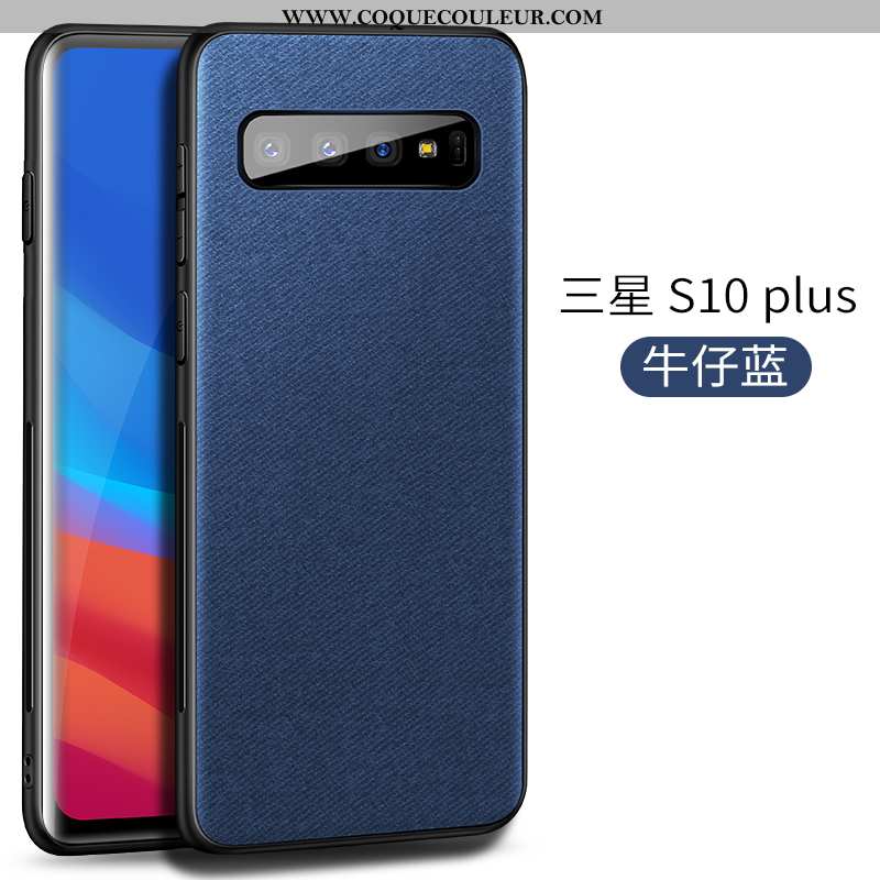 Housse Samsung Galaxy S10+ Légère Téléphone Portable Étoile, Étui Samsung Galaxy S10+ Modèle Fleurie