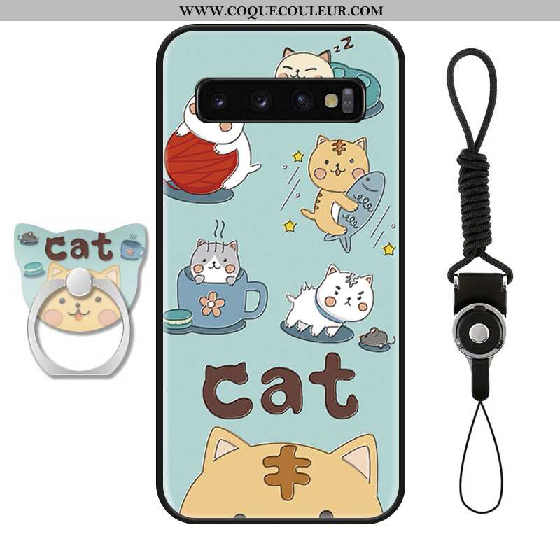 Coque Samsung Galaxy S10+ Dessin Animé Étoile Tendance, Housse Samsung Galaxy S10+ Charmant Protecti