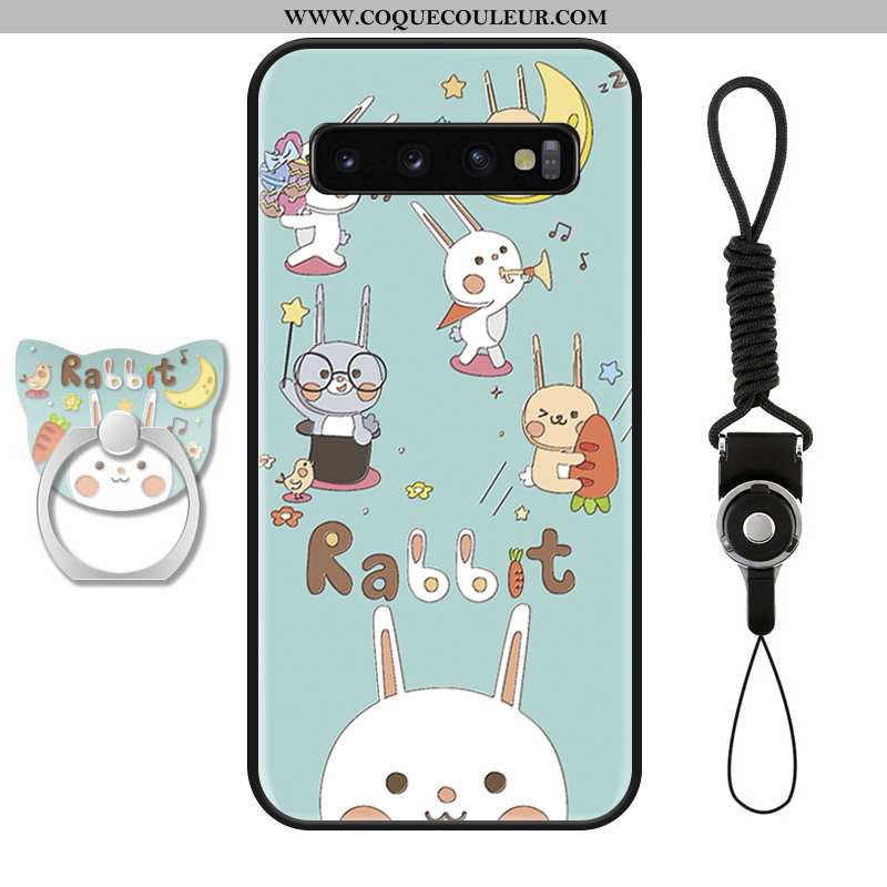 Coque Samsung Galaxy S10+ Dessin Animé Étoile Tendance, Housse Samsung Galaxy S10+ Charmant Protecti