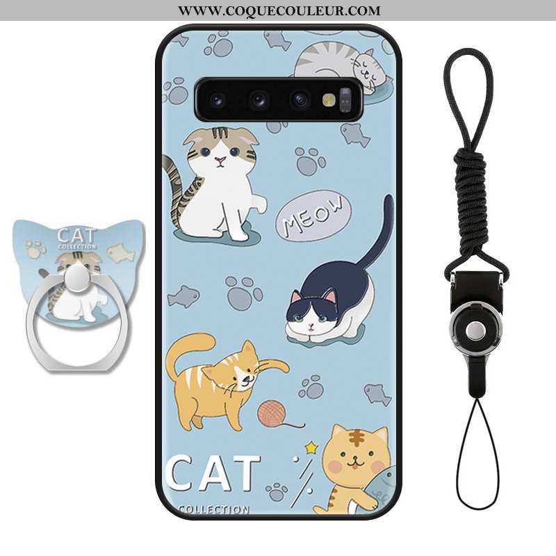 Coque Samsung Galaxy S10+ Dessin Animé Étoile Tendance, Housse Samsung Galaxy S10+ Charmant Protecti