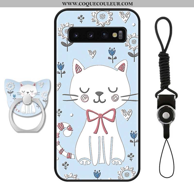 Coque Samsung Galaxy S10+ Dessin Animé Étoile Tendance, Housse Samsung Galaxy S10+ Charmant Protecti