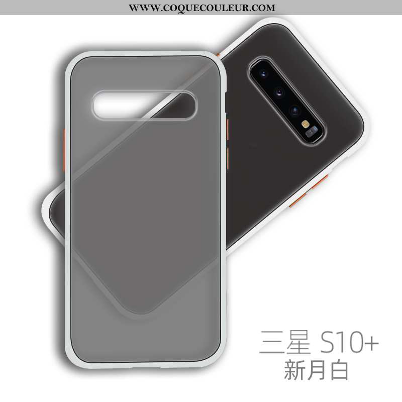 Coque Samsung Galaxy S10+ Silicone Vent Nouveau, Housse Samsung Galaxy S10+ Protection Difficile Ver