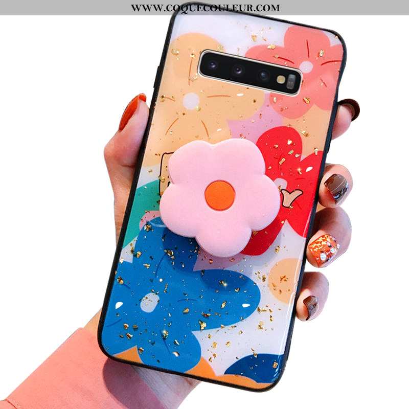 Coque Samsung Galaxy S10+ Créatif Personnalité Légère, Housse Samsung Galaxy S10+ Charmant Silicone 