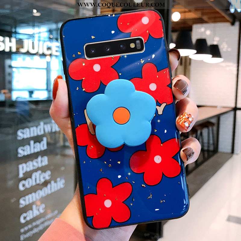 Coque Samsung Galaxy S10+ Créatif Personnalité Légère, Housse Samsung Galaxy S10+ Charmant Silicone 