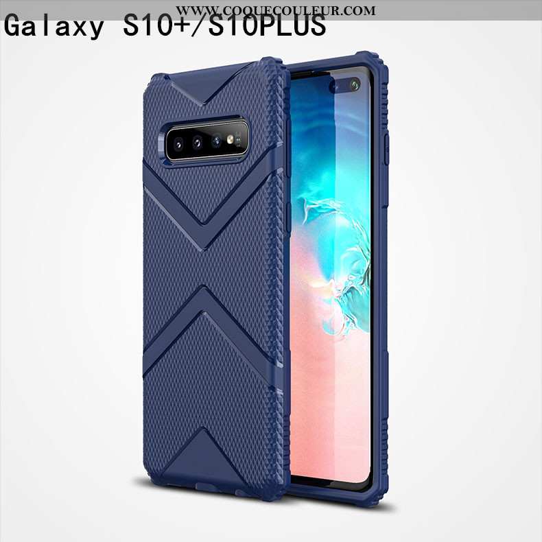 Housse Samsung Galaxy S10+ Tendance Protection Incassable, Étui Samsung Galaxy S10+ Légère Téléphone